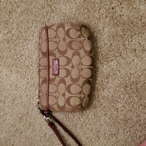 Coach wristlet